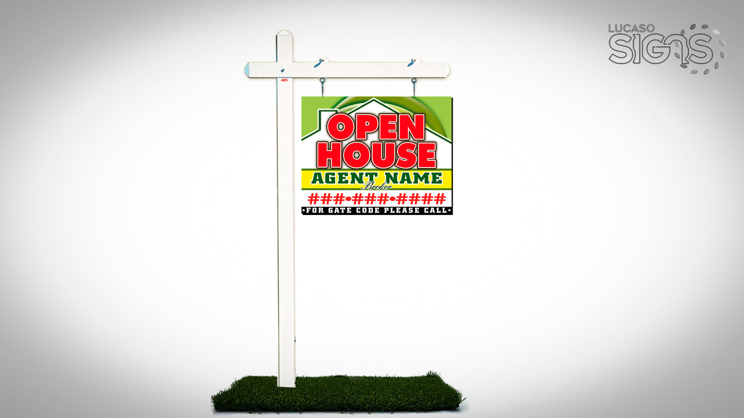 Real Estate Pole sign Custom Prints
